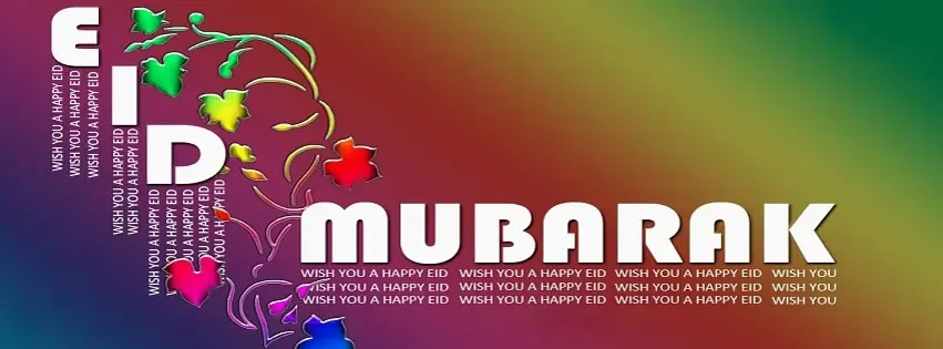 Colorful Facebook Cover for Special Eid