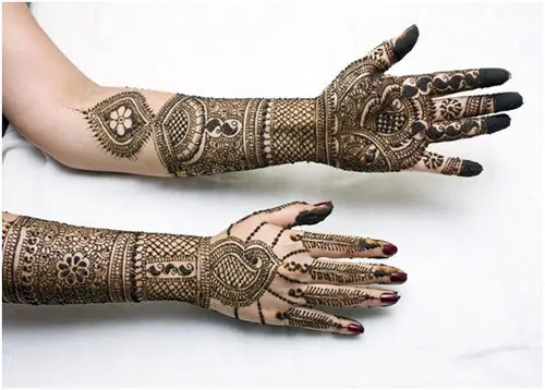 Arabic-mehandi design for brides