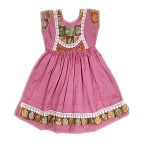 Baby frocks silk and cotton designs 2015