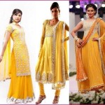 Pakistani Mehndi Dresses Designs 2015 for Bridals 2016