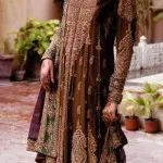 Pakistani barat dresses 2015 for brides and girls