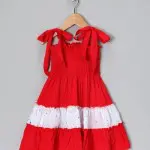 baby dresses frocks garments red