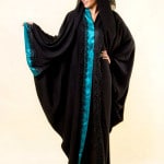 blue color abaya with styles