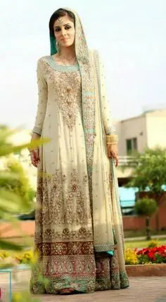 Pakistani indian wedding dresses full sleeves 