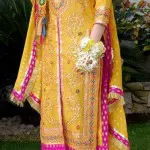 mehndi dresses for brides for summer weddings