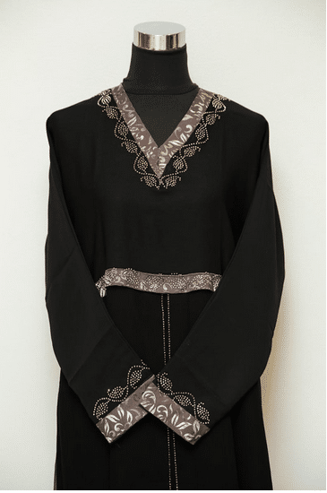 zoom view of abaya for wedding 2