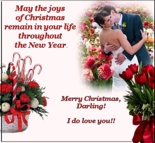 Merry Christmas Love Greetings Messages for Girlfriend and 