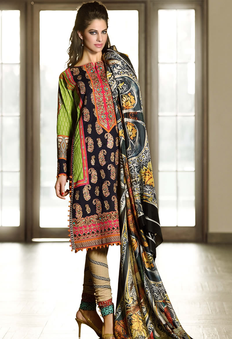 dress design 218 in pakistan casual winter